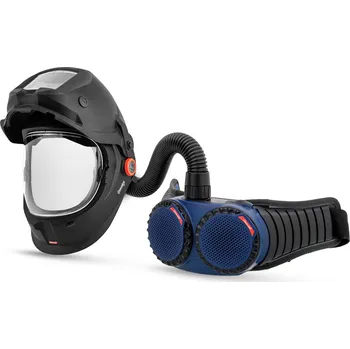 Svářečská kukla MALINA - Safety 303201 Filtrační souprava s FJ CleanAir AerGO a kuklou Omnira COMBI air