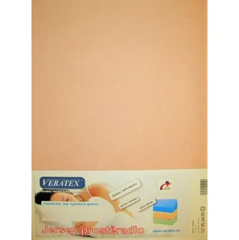 Jersey prostěradlo postýlka 70x140 cm (č.29-béžová)