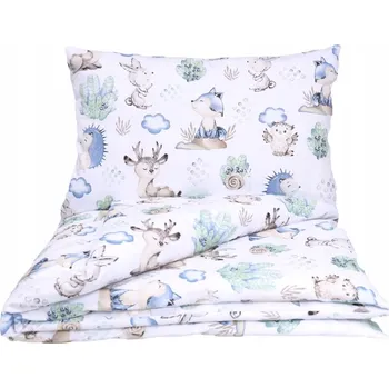 Povlečení eliNeli Dětské povlečení Kamarádi z lesa varianta: povlak na přikrývku 90 x 120 cm + polštář