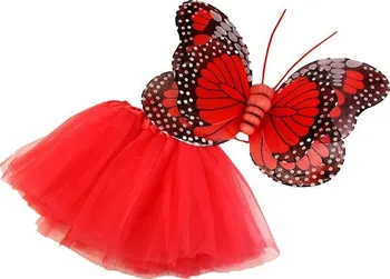 Karnevalový kostým Stoklasa Karnevalový kostým motýl červený uni