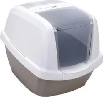 Toaleta pro kočku Imac WC s filtrem a lopatkou 47,5 x 49,5 x 62 cm šedá 