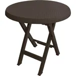 SOLO Stůl skládací Teo, wenge Ø 70 cm