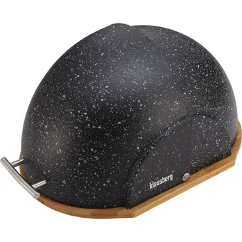 chlebník Klausberg Chlebník design černý mramor KB-7277