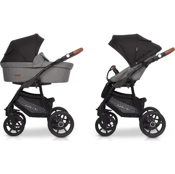 RIKO Basic 2v1 2021, Anthracite Kočárek RIKO Basic 2v1 2021, Anthracite