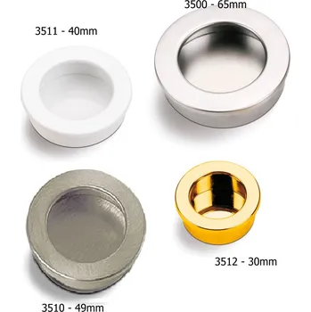 Nábytkové kování 350-351 - 002 bílá, 40 mm