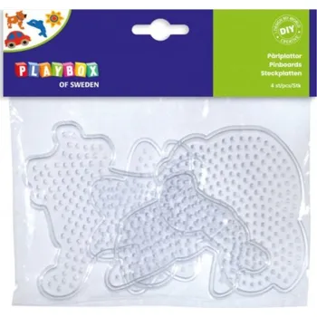 zažehlovací korálek Playbox Podložky pro zažehlovací korálky sada 4 ks