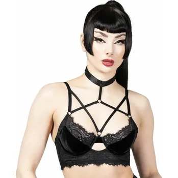Podprsenka podprsenka dámská KILLSTAR - Anity Bondage - Black - L
