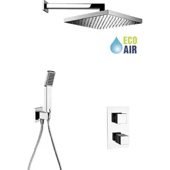 Sprchový set Sanjet Sprchový set QUADRO ECOAIR TV 25x25 cm (QETV25)