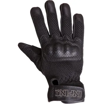 Moto rukavice OCT-223 černé textilní moto rukavice INFINE - S