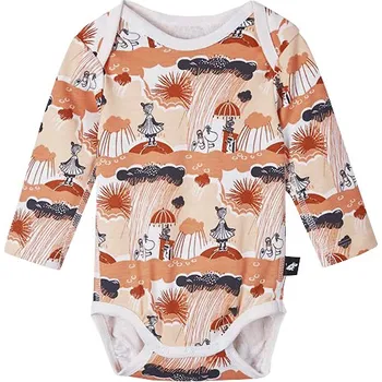 Kojenecký body REIMA dětské body Moomin Charmerande Autumn Orange 56/62 cm