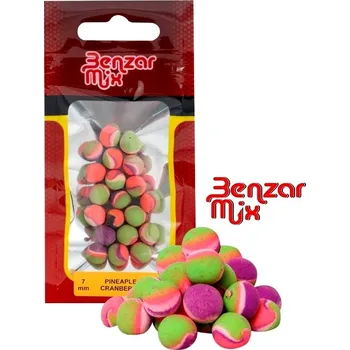 Boilies Benzar Mix Instant 4C Method Pop Up boilies 7 mm příchuť: Jahoda/Med