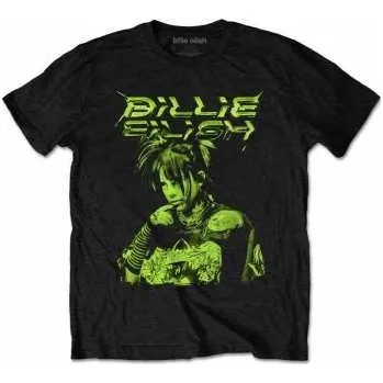 Merch Billie Eilish: Billie Eilish Unisex T-shirt: Illustration (xx-large) XXL