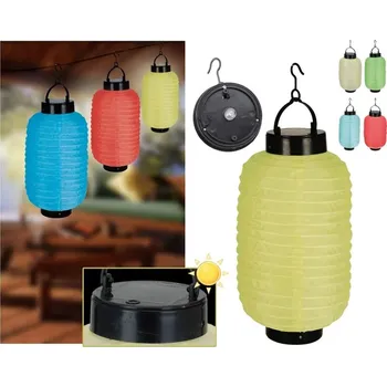 Zahradní dekorace Solární lampa - oválná 14,5x28 cm, 1 ks