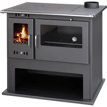 Sporák na tuhá paliva Line Stoves W300 Lux pravý černý