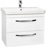 Krajcar LX Luxury koupelnová skříňka s umyvadlem 80 x 65 x 46 cm bílá LX80