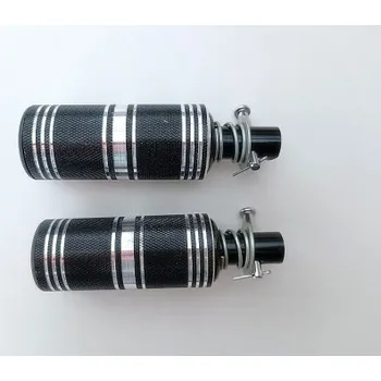 Stupačky na motocykl černé