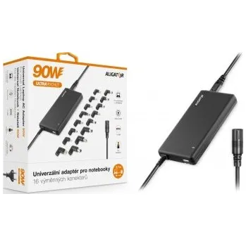 Adaptér k notebooku Univerzální adaptér pro notebooky se 16 výměnnými konektory a USB, 90W