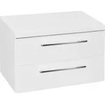 Krajcar KG Geo koupelnová skříňka 80 x 46 x 50 cm s výřezem bílá 2KG.80