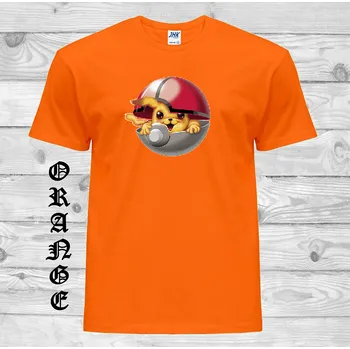 detske-levne-bavlnene-tricko-potisk-Pikachu-Star-Wars Barva: Orange - oranžová, velikost: 116