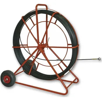 143276 Zařízení na protahování kabelů KING 300 m, stojící verze s kolečky, Haupa