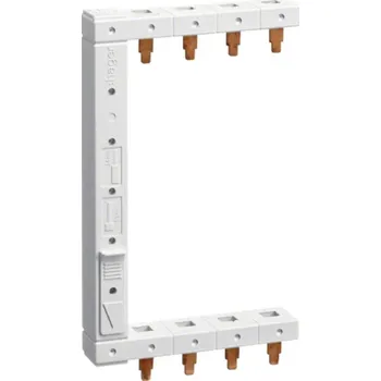 Jistič KCF663L Meziřadové přípojnice, 4-pólové propojení ze shora pro 2 řady, levé, Hager