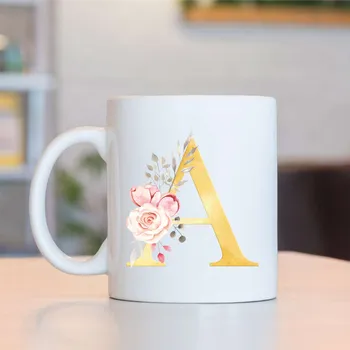 Hrnek se jménem - písmeno A zlaté