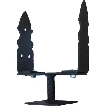 Podpěra na plotně, kotevní, ozdobná, nastavitelná, 0-20 cm