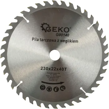 Pilový kotouč GEKO G00140 Kotouč pilový, 230x22x40T