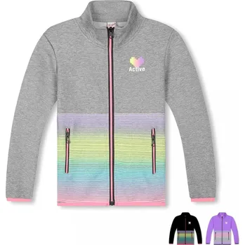 Dívčí mikina KUGO DÍVČÍ MIKINA "RAINBOW" Barva: tmavě modrá, Velikost: 116