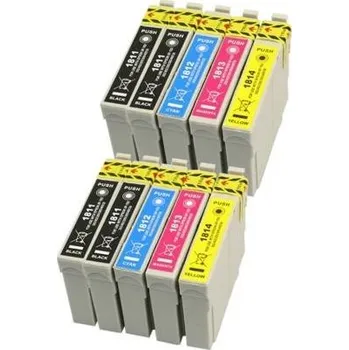 BIGPACK 2X EPSON 18XL T1816 CMYK + 2X 18XL T1811 ZDARMA