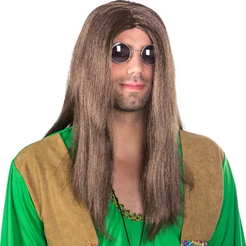 Boland Hippie pánská paruka hnědá Karnevalová paruka Boland Hippie pánská paruka hnědá