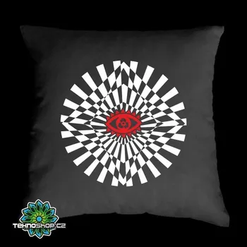 Dekorativní polštářek TEKNOSHOP EXVIP tekno polštářek s potiskem červený