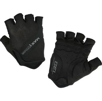 Cyklistické rukavice Krátkoprsté rukavice MAX1 černé vel. L