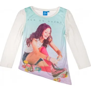 Dívčí tričko dl. rukáv bílé Soy Luna 116