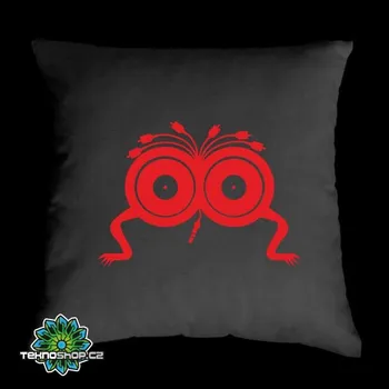 Dekorativní polštářek TEKNOSHOP Zrůdy polštářek s potiskem modrý