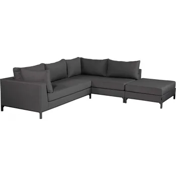 Zahradní sestava EXOTAN Zahradní pohovka SICILIE tmavě šedá pravá CH5800RSGA