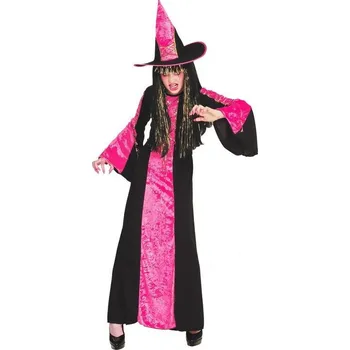 Karnevalový kostým Dětský kostým - Čarodějnice Barva: růžová
