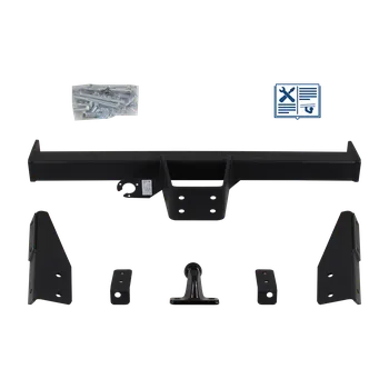 Tažné zařízení GDW tažný nosník včetně TowTec elektropřípojky 7pólové univerzální - SSANGYONG MUSSO