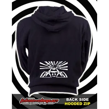 Pánská mikina TEKNOSHOP Virus Sound System Connection mikina na zip s kapucí s potiskem