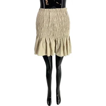 Dámská sukně Neo Noir Dámská trendy sukně, béžová s volánem Velikosti XS-XXL: XS Nové zboží