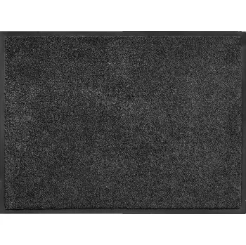 Rohožka Grafitová vnitřní čistící pratelná vstupní rohož FLOMA Express - 90 x 150 x 0,7 cm