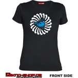 TEKNOSHOP Spiral Dj BLUE tekno tričko s potiskem dámské