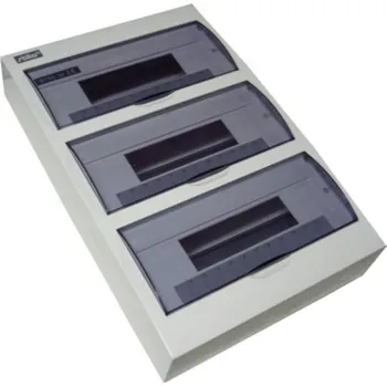 Rozvaděč STI618-36 (STI618) Rozvodnice STILO 36M na omítku IP30, průhledná dvířka, SEZ