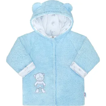 Kojenecké oblečení Zimní kabátek New Baby Nice Bear modrý, vel. 74 (6-9m)