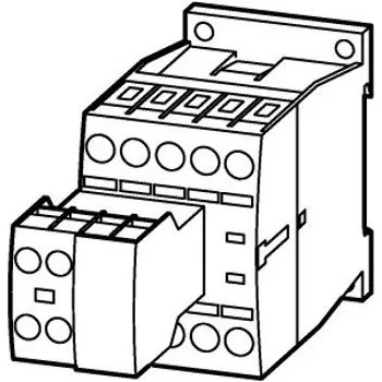 Stykač DILM12-22(230V50HZ,240V60HZ) (106362) Výkonový stykač 12A AC-3, 22A AC-1, 2Z 2V, Uc=230V/50HZ, EATON