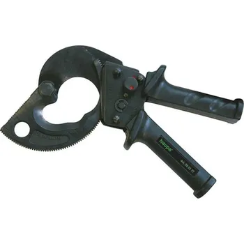 Kleště 200177 Nůžky ráčnové ke stříhání Al a Cu kabelů do průměru 45 mm, Haupa