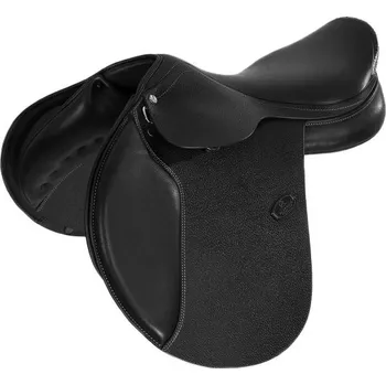 Jezdecké sedlo Skokové sedlo Acavallo Veneziano s latexem, 18", černá