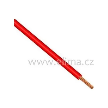 elektrický kabel CYA 2,5 RU Vodič H07V-K 2,5 ohebný rudý