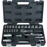 110676 Sada nástrčných klíčů 3/8“, 26 ks, Haupa