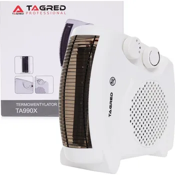 Průmyslové topidlo Elektrický ohřívač s termostatem a regulací, 2kW 230V TA990X TA990X